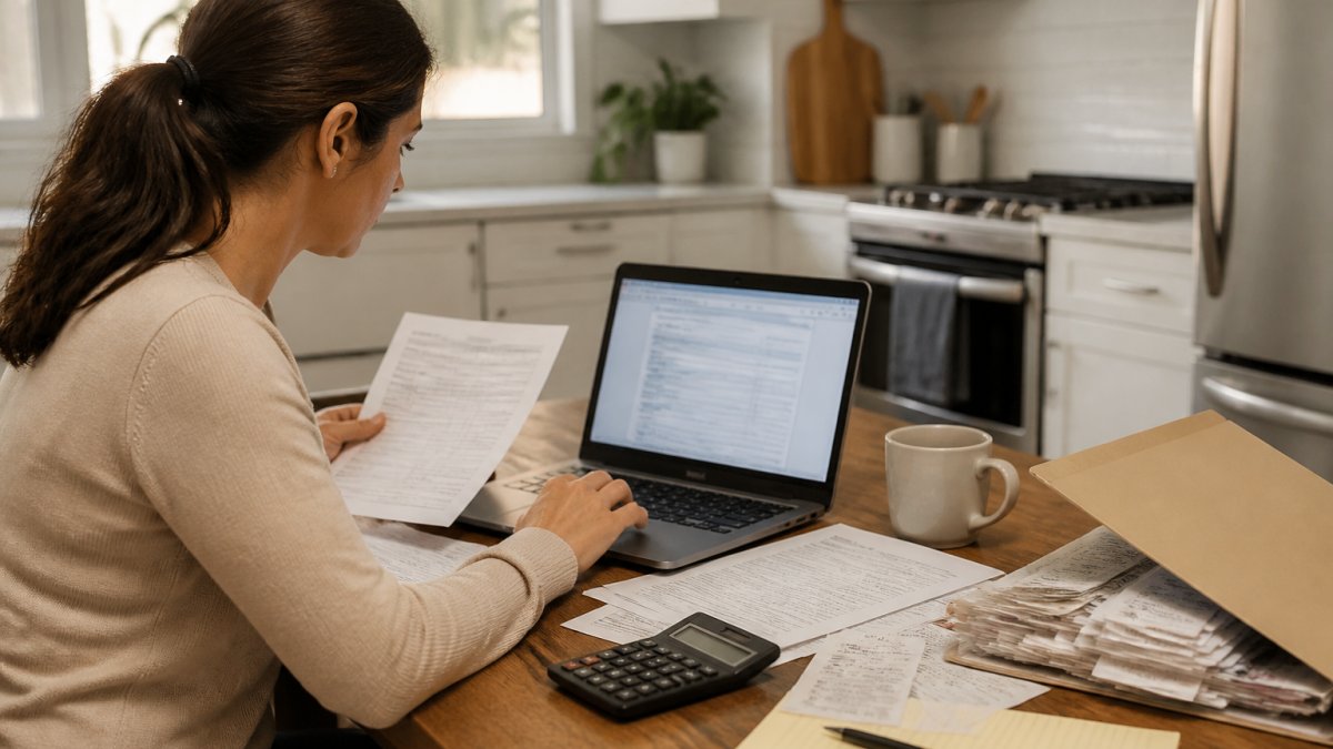 Infographic comparing the process of tax filing for TurboTax vs Jackson Hewitt using documents and digital software.